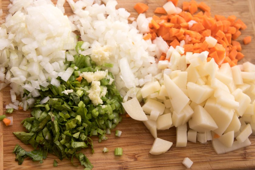 מרק כפרי של חורף